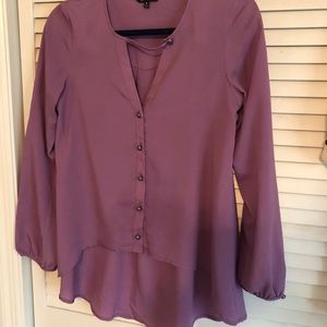 Purple Blouse High-Low